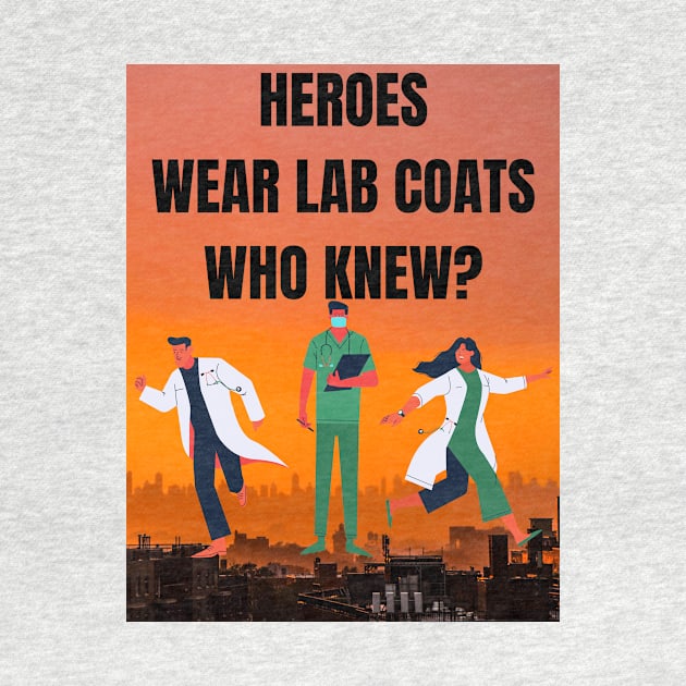 Who knew heroes wore labcoats? by TJManrique
